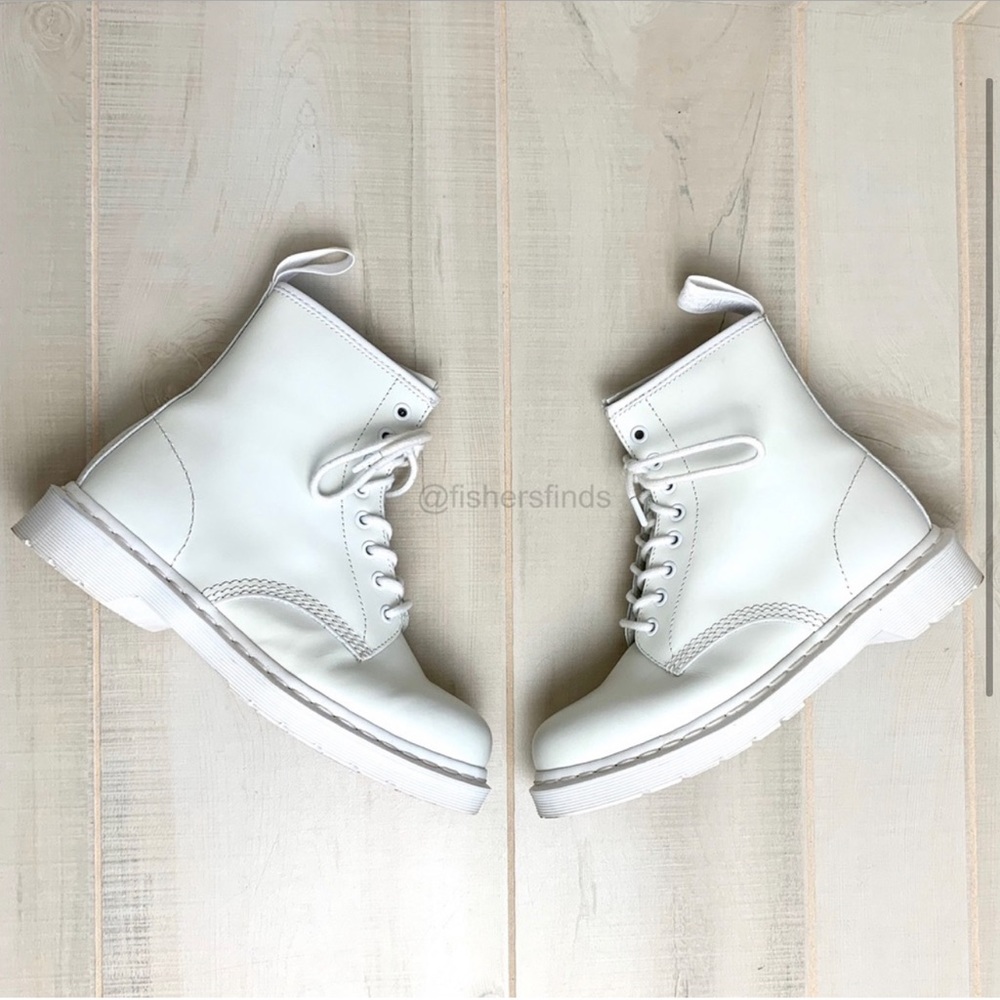 Dr. Martens 1460 Mono White Boot Women’s Size 8